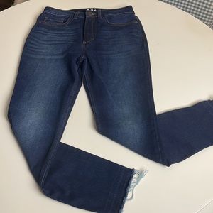 Lee Dark Wash Slim Fit Skinny Ankle High Rise- 8M